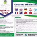 HEC Overseas Scholarship 2024 Apply Online