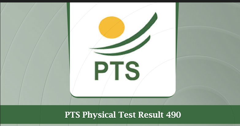 PTS Physical Test Result 2024 www.pts.org.pk